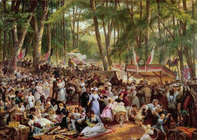 Der Waldchestag im Jahr 1871 von Johann Heinrich Hasselhorst