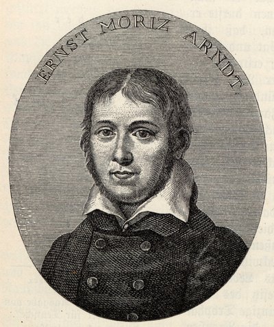 Porträt von Ernst Moritz Arndt 1769-1860 von Johann Heinrich Lips