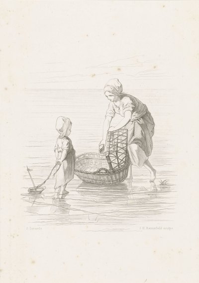 Die Wiege (Serie: Die Kinder des Meeres) von Johann Heinrich Maria Hubert Rennefeld