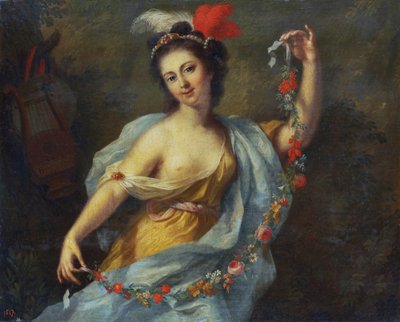 Die Muse Terpsichore (die neun Musen, 1782) von Johann Heinrich Tischbein