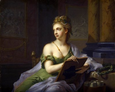 Die neun Musen - Kalliope (Epische Dichtung) von Johann Heinrich Tischbein