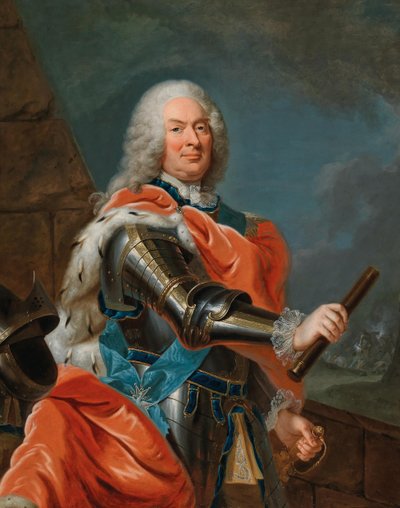 Porträt von Wilhelm VIII., Landgraf von Hessen-Kassel von Johann Heinrich Tischbein the Elder