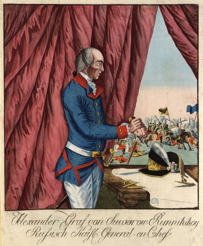 Feldmarschall Generalissimus Prinz Alexander Suworow von Johann Hieronymus Loeschenkohl