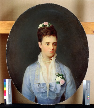 Porträt der russischen Kaiserin Maria Fjodorowna von Johann Koler