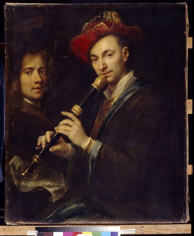 Flötist. Porträts eines Musikers und eines Schauspielers von Johann Kupetzky
