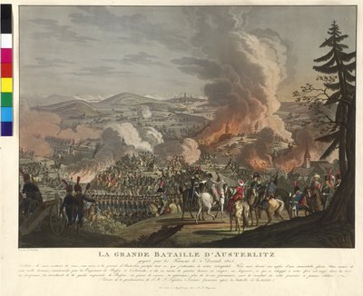 Schlacht bei Slavkov u Brna am 2. Dezember 1805 von Johann Lorenz Rugendas