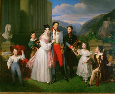 Erzherzog Karl, Oberbefehlshaber der kaiserlichen Truppen während der Napoleonischen Kriege von Johann Nepomuk Ender