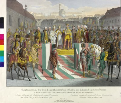 Krönung in Ofen 1792 von Johann Nepomuk Hoechle