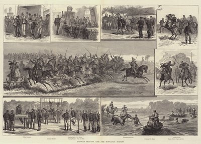 Österreichisches Militärleben, die ungarischen Husaren von Johann Nepomuk Schonberg