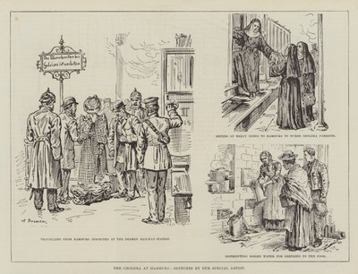 Die Cholera in Hamburg von Johann Nepomuk Schonberg
