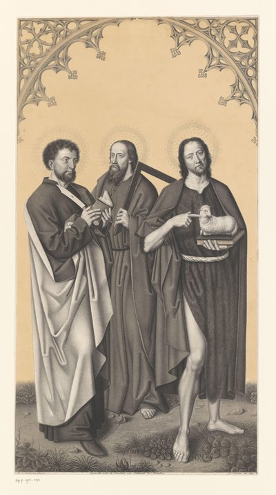 Heiliger Bartholomäus, Thomas und Johannes der Täufer von Johann Nepomuk Strixner
