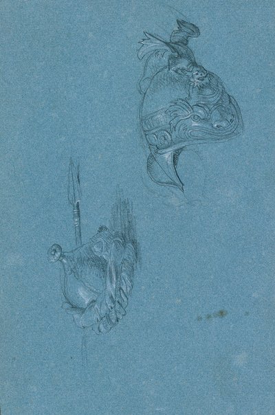 Helmstudien von Johann Peter Krafft