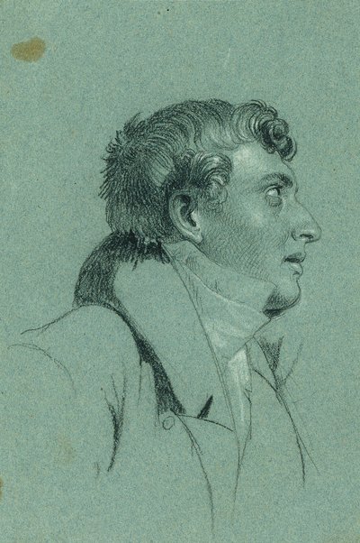 Kopfstudie (Rückkehr des Kaisers Franz aus Pressburg) von Johann Peter Krafft