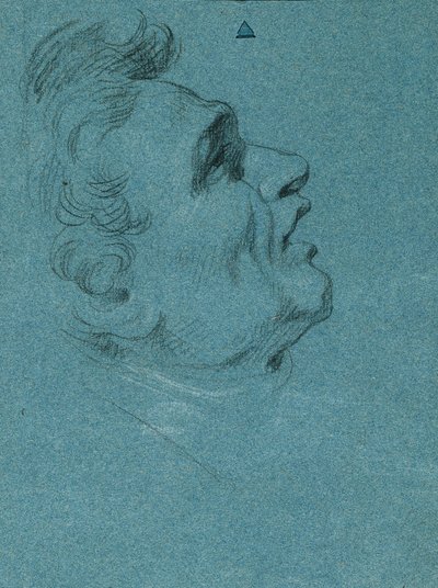 Kopfstudie zu den Wandgemälden in der Hofburg von Johann Peter Krafft