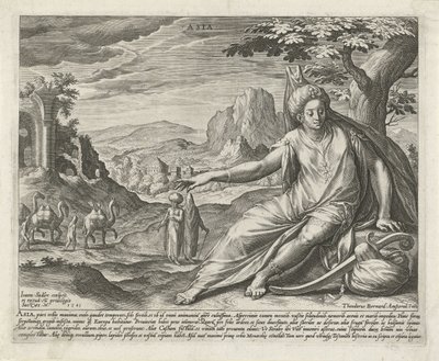 Asien (Die vier Erdteile) von Johann Sadeler (I)