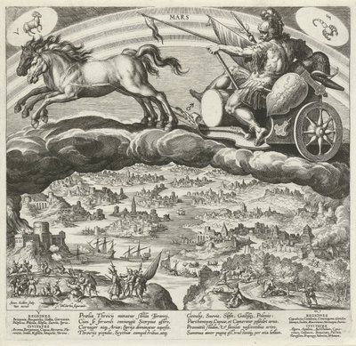Der Planet Mars und sein Einfluss auf die Welt von Johann Sadeler (I)