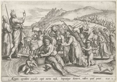 Auszug aus Ägypten von Johann Sadeler (I)