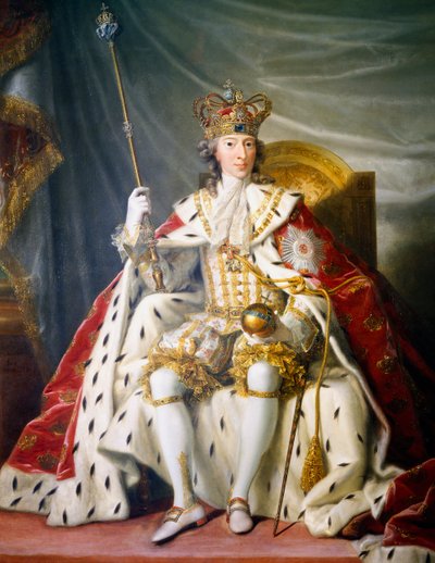 Porträt von Christian VI. von Dänemark von Johann Salomon Wahl