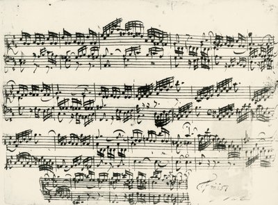 Partitur für 15 Inventionen BWV 772-801, 2-stimmig kontrapunktisch von Johann Sebastian Bach
