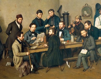Verhaftete Revolutionäre in Trier (Detail) von Johann Velten