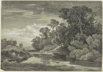 Am Arly bei Karlsruhe von Johann Wilhelm Schirmer