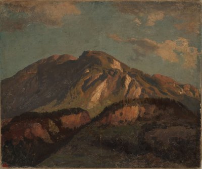Bergkamm (wohl) in Graubünden von Johann Wilhelm Schirmer