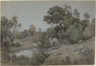 Die Grotte der Egeria von Johann Wilhelm Schirmer