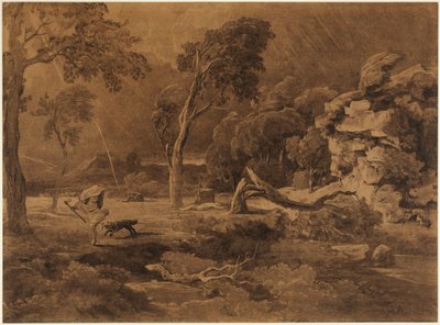 Kains Flucht (1. Mose 4, 16) von Johann Wilhelm Schirmer
