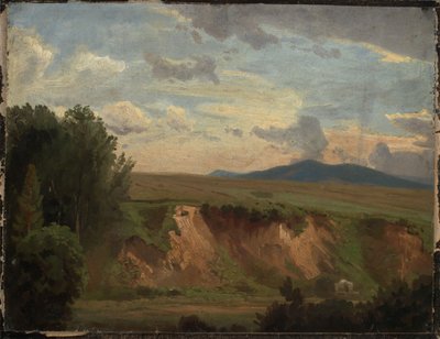 Südfranzösische Landschaft mit kahler Böschung von Johann Wilhelm Schirmer