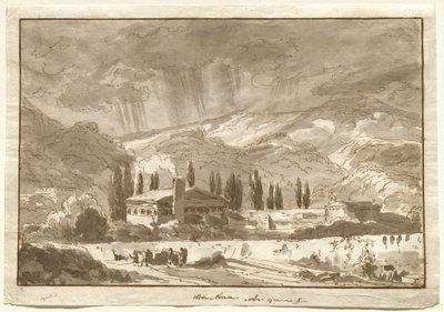 Ein Sturm über den Bergen bei Nocera von Johann Wolfgang von Goethe