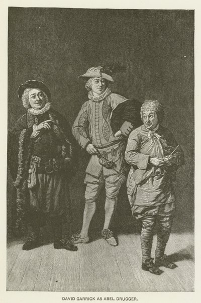 David Garrick als Abel Drugger von Johan Joseph Zoffany
