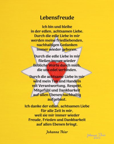 Lebensfreude von Johanna Thier