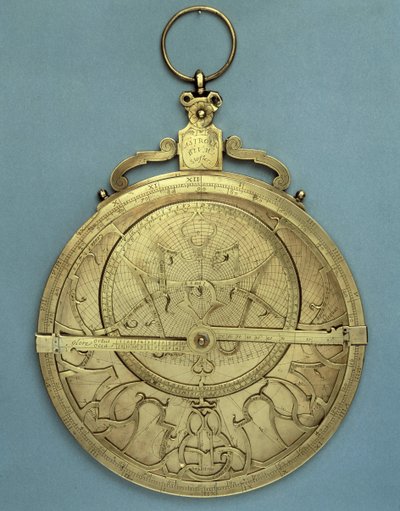 Astronomisches Instrument: Ein Astrolabium von Johannes Stoeffler (1452-1531), hergestellt im 16. Jahrhundert von Johannes Stoeffler