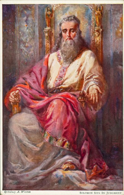 Salomo spricht Recht von Johannes Adolf Tillack