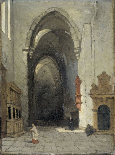 Innenraum des Doms in Trier von Johannes Bosboom