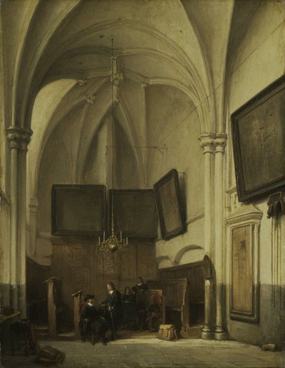 Sakristei der Kirche St. Stephan in Nijmegen von Johannes Bosboom