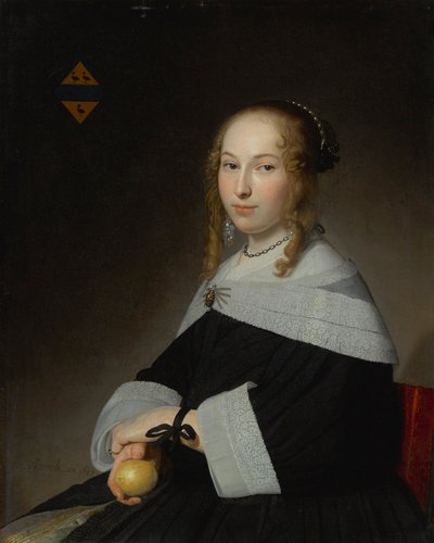Porträt von Margaretha Dicx (1634-1697) von Johannes Cornelisz Verspronck