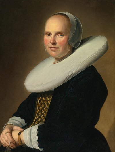 Porträt einer Dame, signiert Mitte rechts: J. Verspronck von Johannes Cornelisz Verspronck