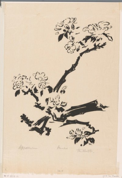 Apfelblüte von Johannes Frederik Engelbert ten Klooster (signed by artist)
