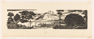 Die Bucht von Johannes Frederik Engelbert ten Klooster (signed by artist)