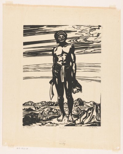 Der Krieger von Johannes Frederik Engelbert ten Klooster (signed by artist)