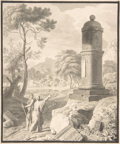 Arkadische Landschaft von Johannes Glauber