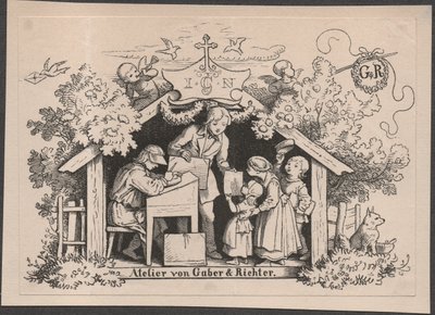 Studio von Gaber & Richter von Johannes Heinrich & Gaber August (1823 1894) Richter