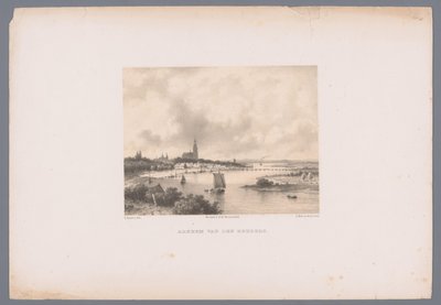 Blick auf Arnheim von der Rehberg von Johannes Hilverdink