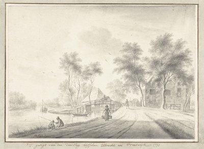Ansicht des Durchstichs zwischen Utrecht und Vreeswijk von Johannes Janson