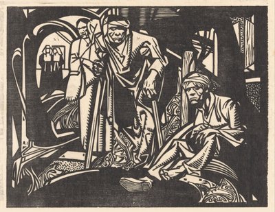 Verwundete in einer Kirche von Johannes Josephus Aarts (signed by artist)