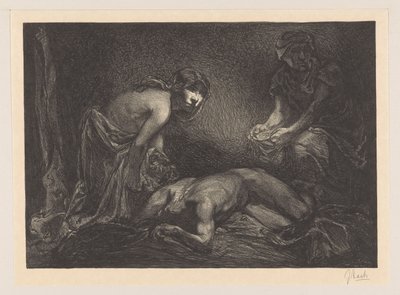 Judith und Magd mit dem Kopf und Körper von Holofernes von Johannes Josephus Aarts (signed by artist)