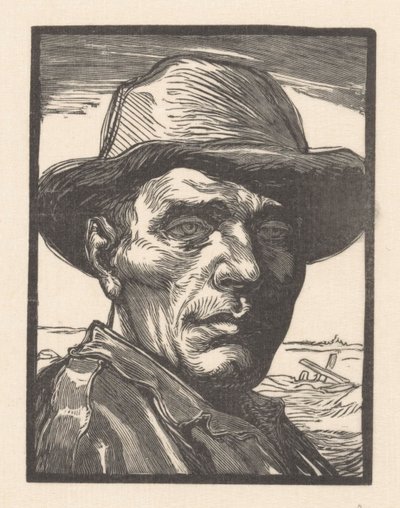 Porträt eines unbekannten Mannes von Johannes Josephus Aarts (signed by artist)