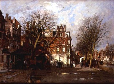 Capriccio-Ansicht der Stadt von Johannes Karel Christian Klinkenberg