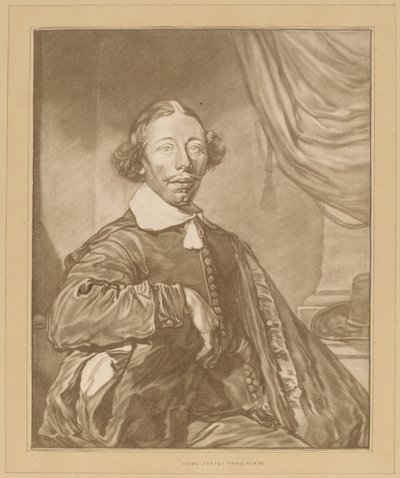Porträt eines sitzenden Mannes, 1771 von Johannes Kornlein